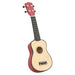 Set ukulele soprano, cu husă, pentru copii, natural, 21" - WALTI WALTI