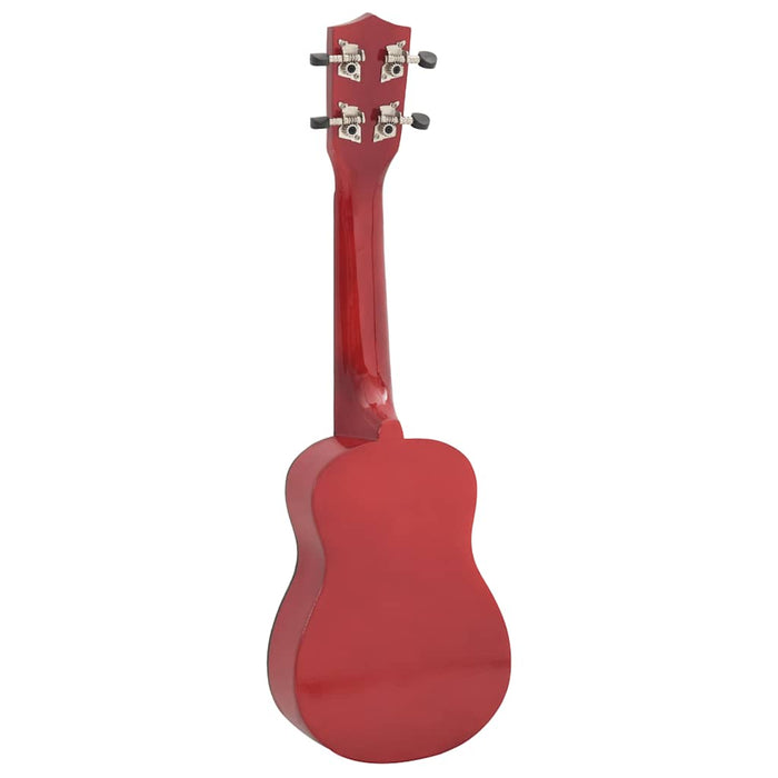 Set ukulele soprano, cu husă, pentru copii, natural, 21" - WALTI WALTI