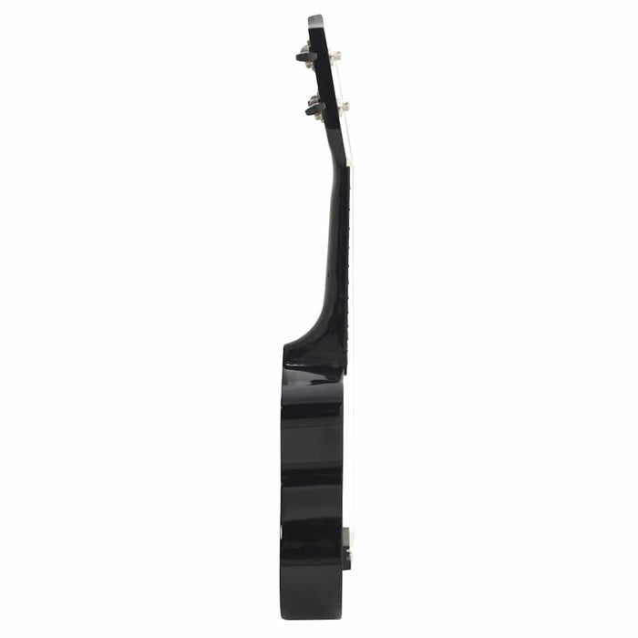 Set ukulele soprano, cu husă, pentru copii, negru, 21" - WALTI WALTI