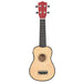 Set ukulele Soprano pentru copii, cu husă, natural, 23" - WALTI WALTI