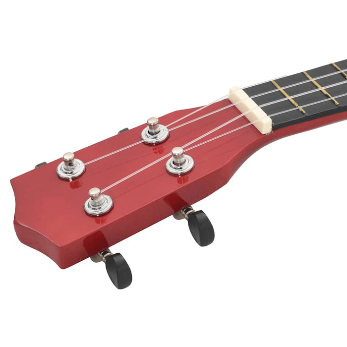 Set ukulele Soprano pentru copii, cu husă, natural, 23" - WALTI WALTI