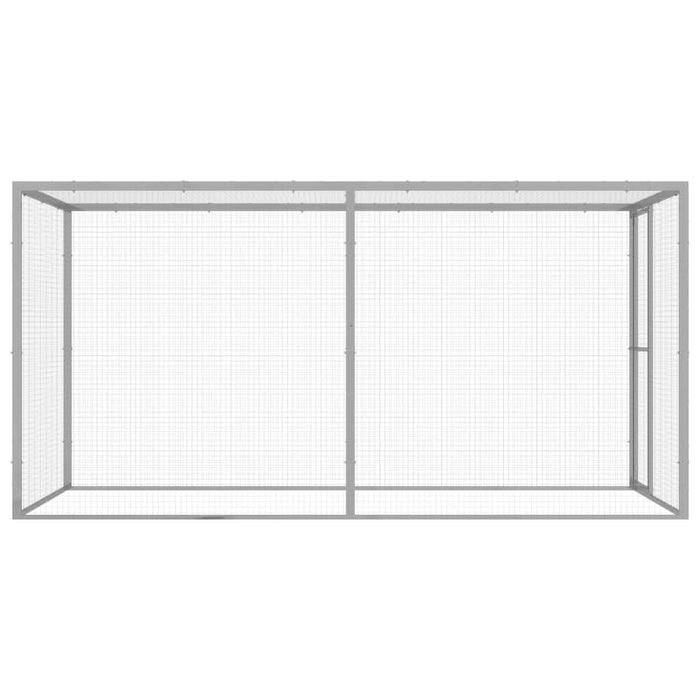 Cușcă pentru pisici, 3x1,5x1,5 m, oțel galvanizat - WALTI WALTI