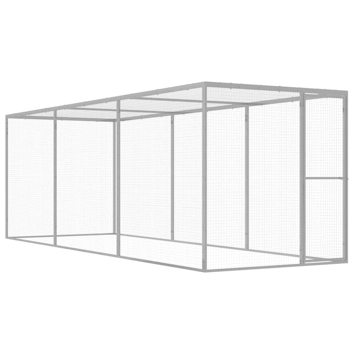 Cușcă pentru pisici, 4,5 x 1,5 x 1,5 m, oțel galvanizat - WALTI WALTI