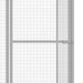 Cușcă pentru pisici, 4,5 x 1,5 x 1,5 m, oțel galvanizat - WALTI WALTI