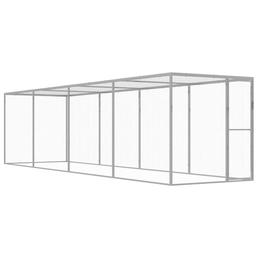 vidaXL Cușcă pentru pisici, 6x1,5x1,5 m, oțel galvanizat - WALTI WALTI