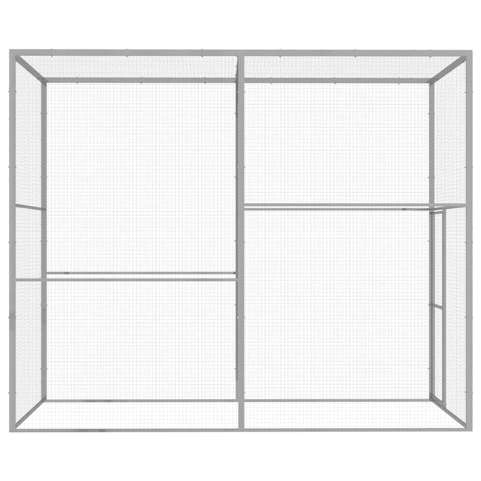 Cușcă pentru pisici, 3 x 1,5 x 2,5 m, oțel galvanizat - WALTI WALTI