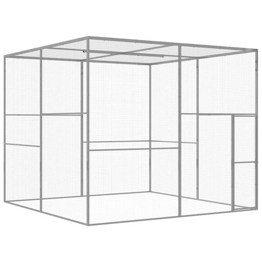 Cușcă pentru pisici, 3x3x2,5 m, oțel galvanizat - WALTI WALTI