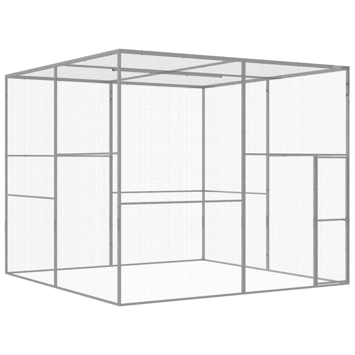 Cușcă pentru pisici, 3x3x2,5 m, oțel galvanizat - WALTI WALTI