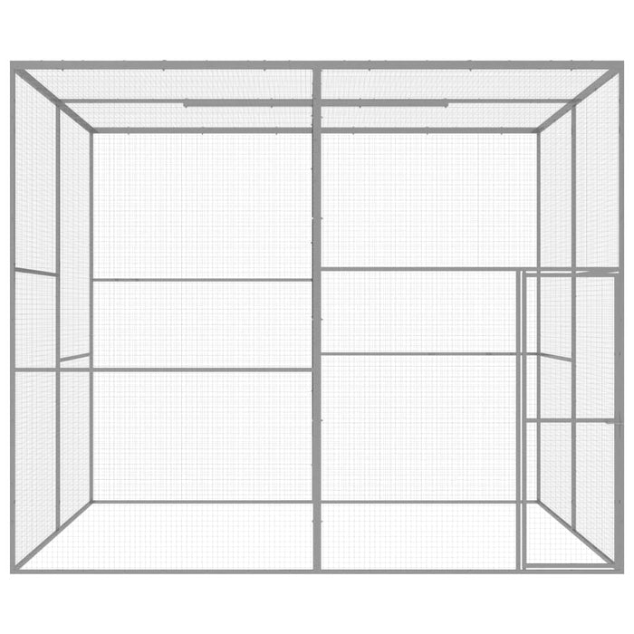 Cușcă pentru pisici, 3x3x2,5 m, oțel galvanizat - WALTI WALTI