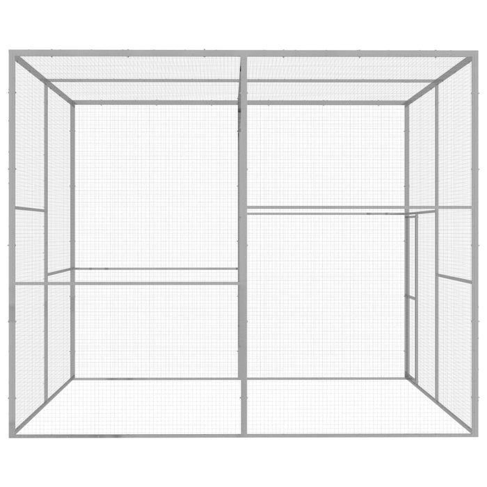 Cușcă pentru pisici, 3x3x2,5 m, oțel galvanizat - WALTI WALTI