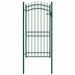 Poartă de gard cu țepușe, verde, 100x200 cm, oțel - WALTI WALTI