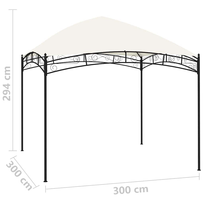 Pavilion de grădină, crem, 3 x 3 m, 180 g/m² WALTI