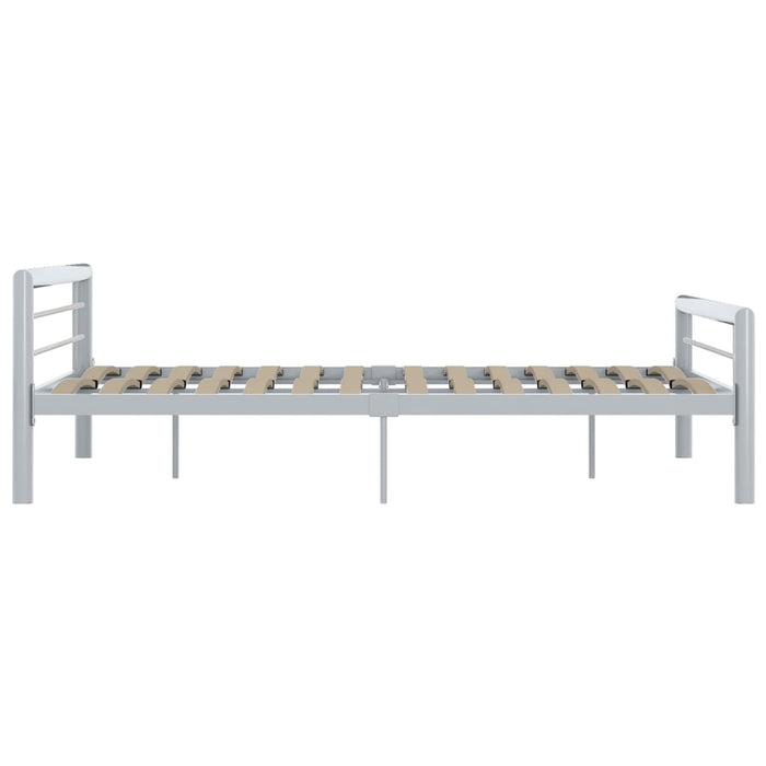 Cadru de pat, gri și alb, 180 x 200 cm, metal WALTI