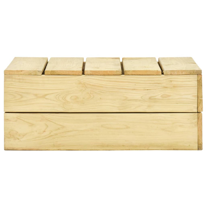 Set mobilier de grădină, 2 piese, lemn de pin tratat WALTI