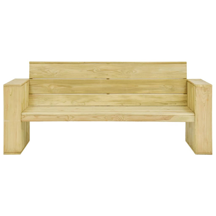 Set mobilier de grădină, 2 piese, lemn de pin tratat - WALTI WALTI