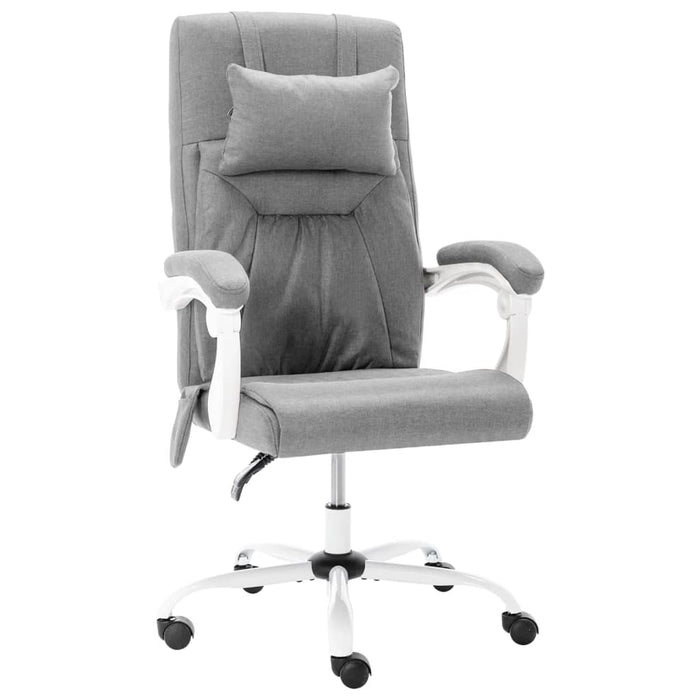 Scaun de birou cu masaj, gri, material textil - WALTI WALTI
