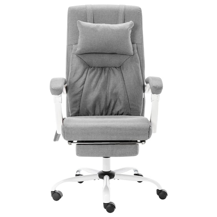 Scaun de birou cu masaj, gri, material textil - WALTI WALTI