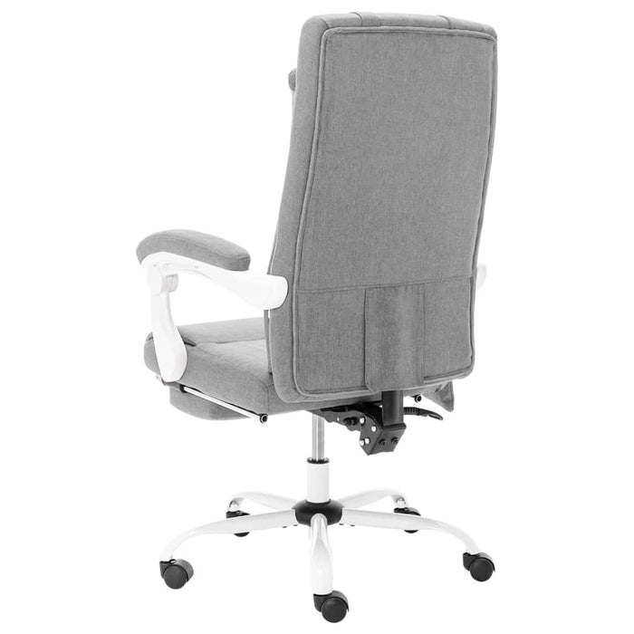 Scaun de birou cu masaj, gri, material textil - WALTI WALTI