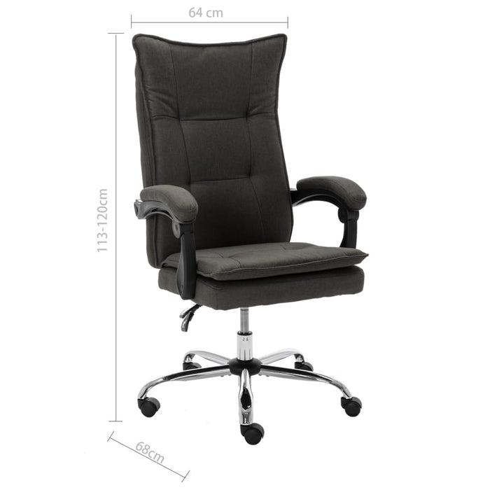 Scaun de birou, gri, material textil - WALTI WALTI