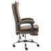 Scaun de birou, gri taupe, material textil - WALTI WALTI