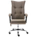 Scaun de birou cu masaj, gri taupe, material textil - WALTI WALTI