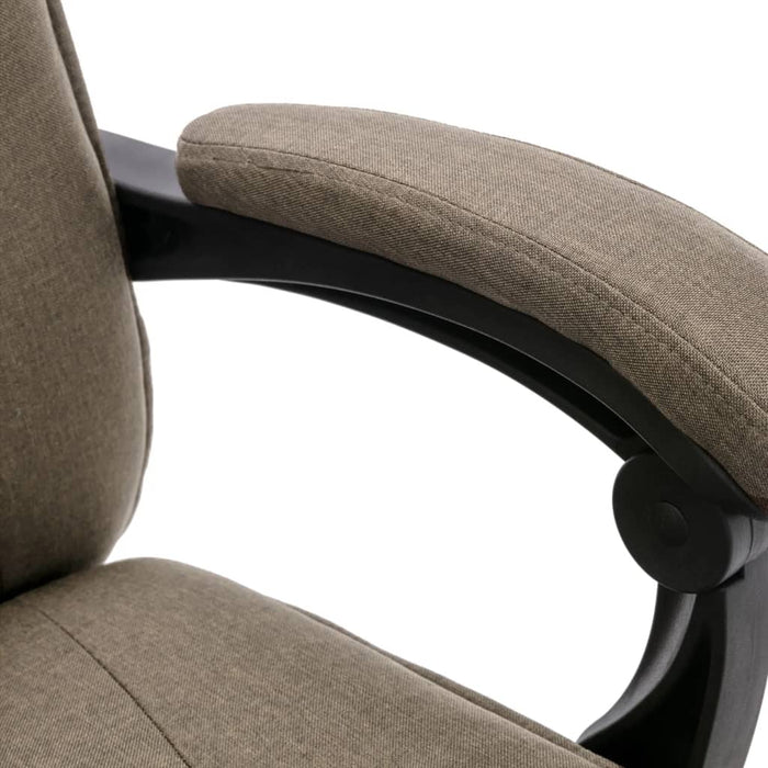 Scaun de birou cu masaj, gri taupe, material textil - WALTI WALTI