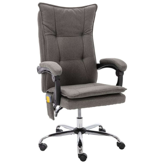 Scaun de birou cu masaj, gri, material textil - WALTI WALTI