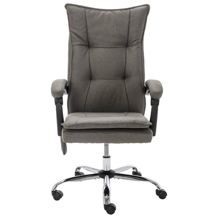 Scaun de birou cu masaj, gri, material textil - WALTI WALTI