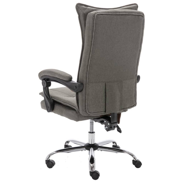 Scaun de birou cu masaj, gri, material textil - WALTI WALTI