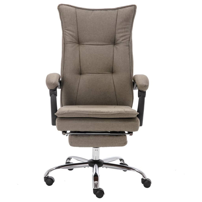 Scaun de birou cu masaj, gri taupe, material textil - WALTI WALTI