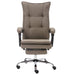 Scaun de birou cu masaj, gri taupe, material textil - WALTI WALTI