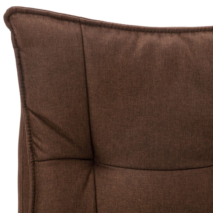Scaun de birou cu masaj, maro, material textil - WALTI WALTI