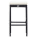 Set mobilier bar de grădină cu perne, 7 piese, negru, poliratan - WALTI WALTI
