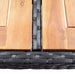 Set mobilier de exterior 5 piese, negru, poliratan, lemn acacia - WALTI WALTI