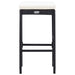 Set mobilier de bar de exterior, negru, poliratan - WALTI WALTI