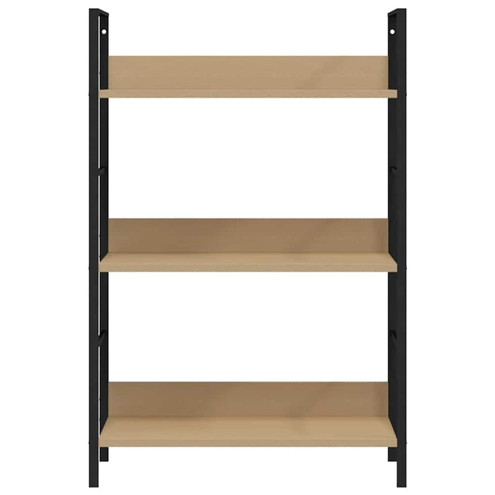 Etajeră cărți 3 rafturi, stejar, 60x27,6x90,5 cm lemn prelucrat - WALTI WALTI