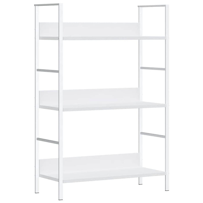 Etajeră cărți 3 rafturi, alb, 60x27,6x90,5 cm, lemn prelucrat - WALTI WALTI