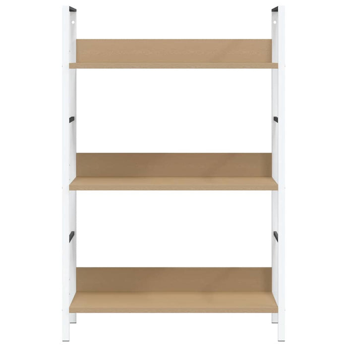 Etajeră cărți 3 rafturi, stejar, 60x27,6x90,5 cm lemn prelucrat - WALTI WALTI