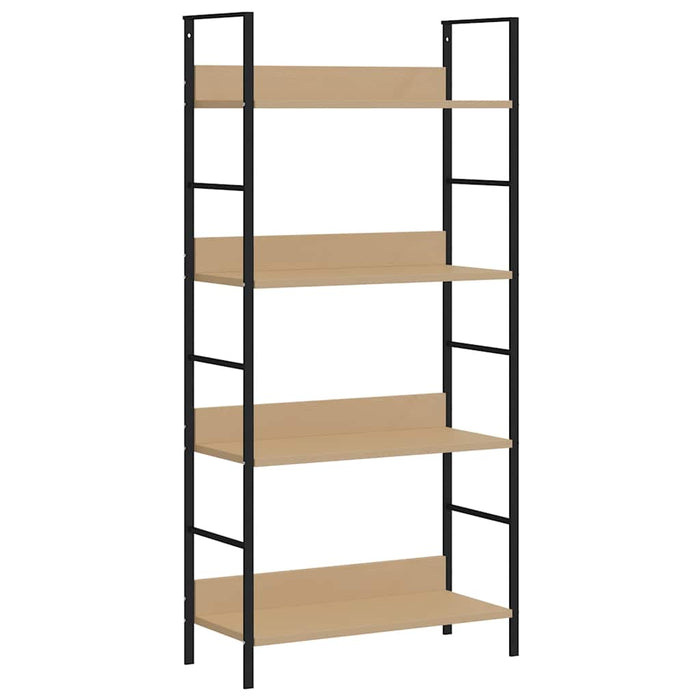 Etajeră cărți 3 rafturi, stejar,60x27,6x124,5 cm lemn prelucrat - WALTI WALTI