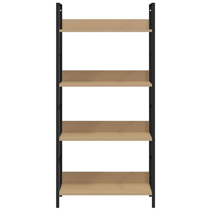 Etajeră cărți 3 rafturi, stejar,60x27,6x124,5 cm lemn prelucrat - WALTI WALTI