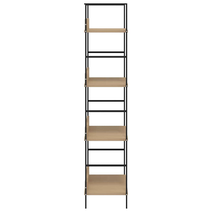 Etajeră cărți 3 rafturi, stejar,60x27,6x124,5 cm lemn prelucrat - WALTI WALTI
