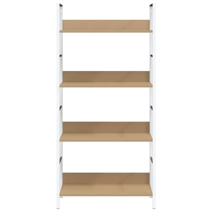 Etajeră cărți 4 rafturi, stejar, 60x27,6x124,5cm lemn prelucrat - WALTI WALTI