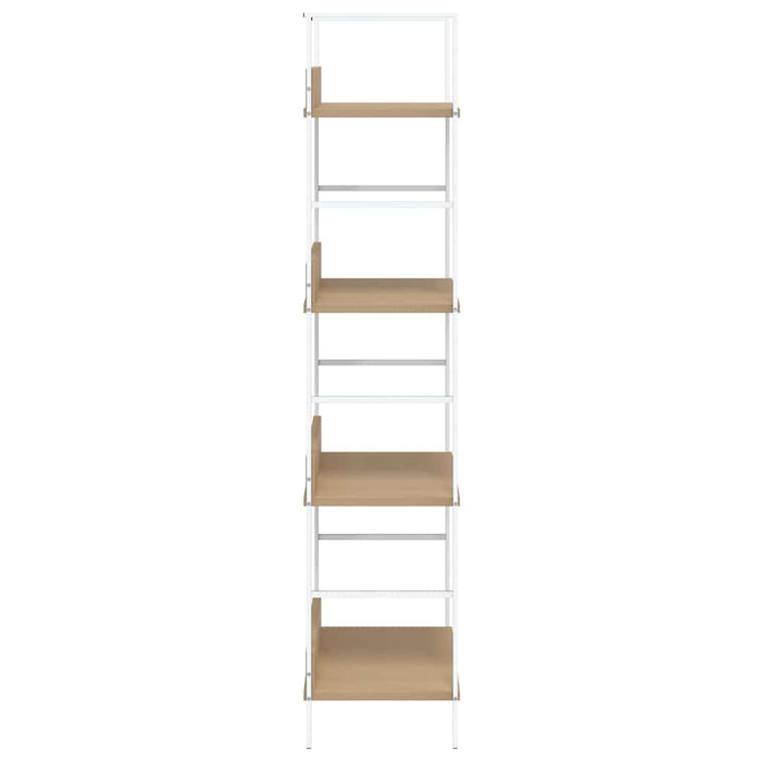 Etajeră cărți 4 rafturi, stejar, 60x27,6x124,5cm lemn prelucrat - WALTI WALTI