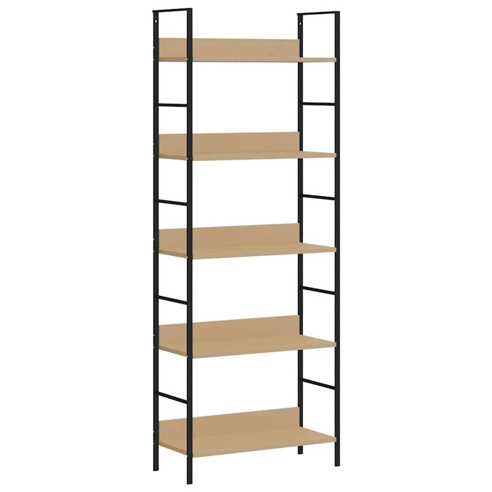 Etajeră cărți 5 rafturi, stejar 60x27,6x158,5 cm lemn prelucrat - WALTI WALTI
