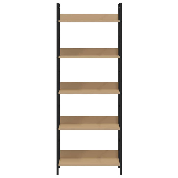 Etajeră cărți 5 rafturi, stejar 60x27,6x158,5 cm lemn prelucrat - WALTI WALTI