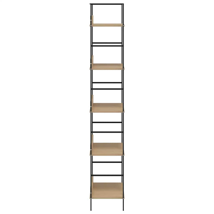 Etajeră cărți 5 rafturi, stejar 60x27,6x158,5 cm lemn prelucrat - WALTI WALTI