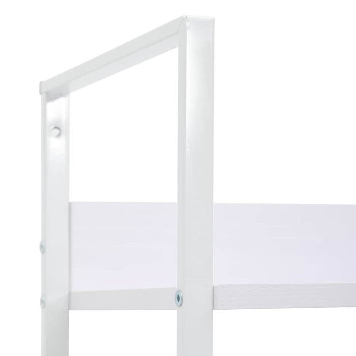 Etajeră cărți 5 rafturi, alb, 60x27,6x158,5 cm, lemn prelucrat - WALTI WALTI