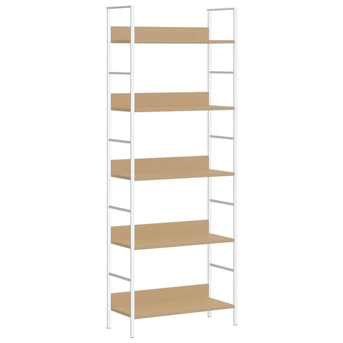 Etajeră cărți 5 rafturi, stejar, 60x27,6x158,5cm lemn prelucrat - WALTI WALTI