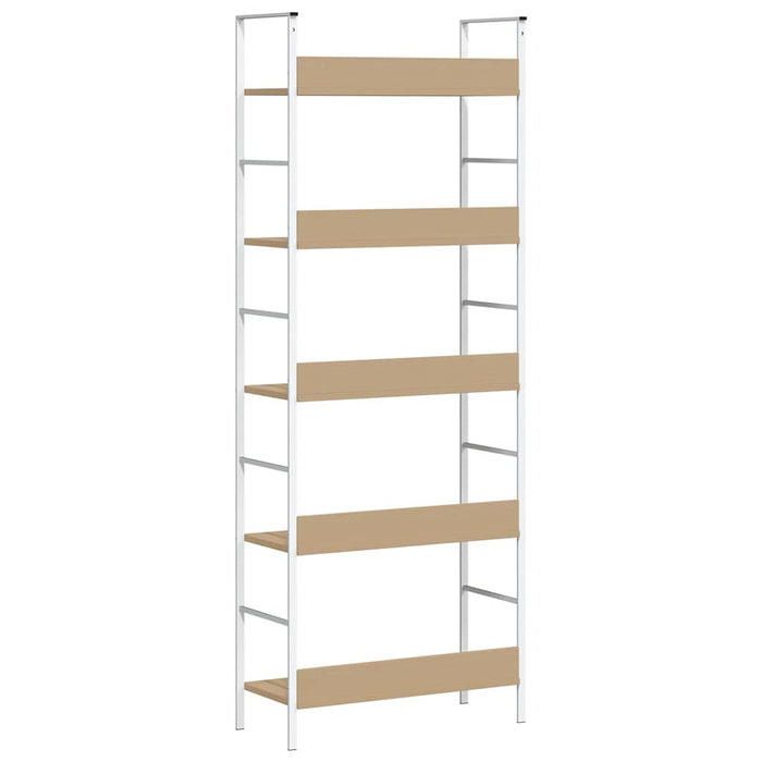 Etajeră cărți 5 rafturi, stejar, 60x27,6x158,5cm lemn prelucrat - WALTI WALTI