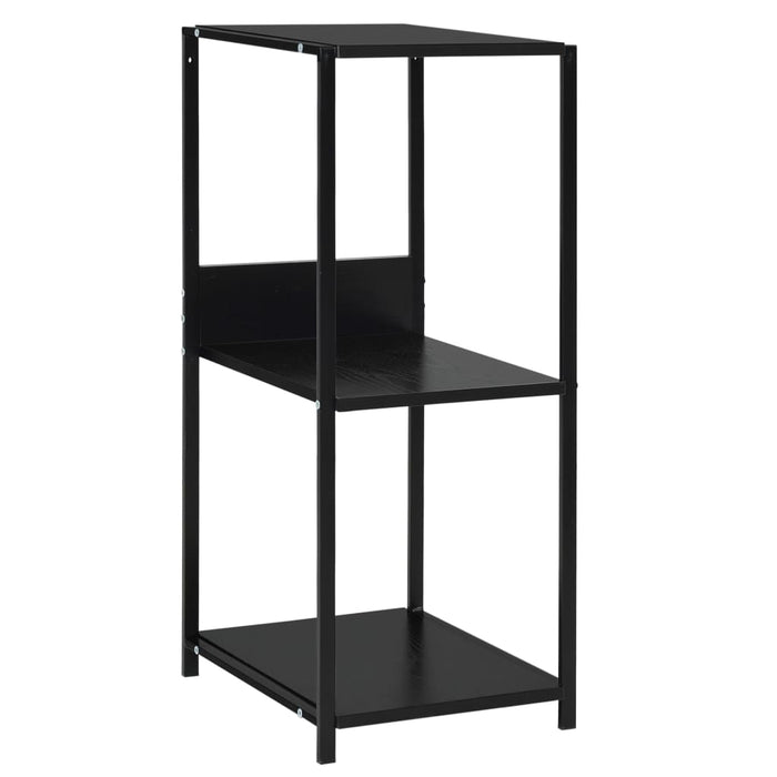 Bibliotecă mică, negru, 33,5 x 39,6 x 79,7 cm, lemn prelucrat - WALTI WALTI